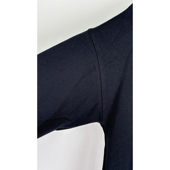 Duke Winston Santa Bulldog Patch Sweatshirt Pullover Womens Medium Black New - Picture 4 of 7